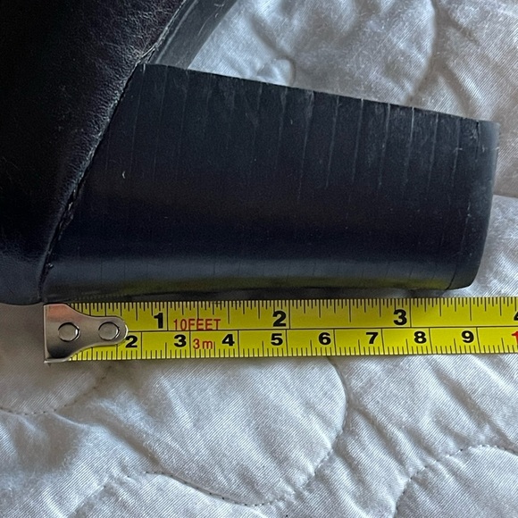 Born Crown black leather knee high boots women 8.5 - Picture 9 of 11